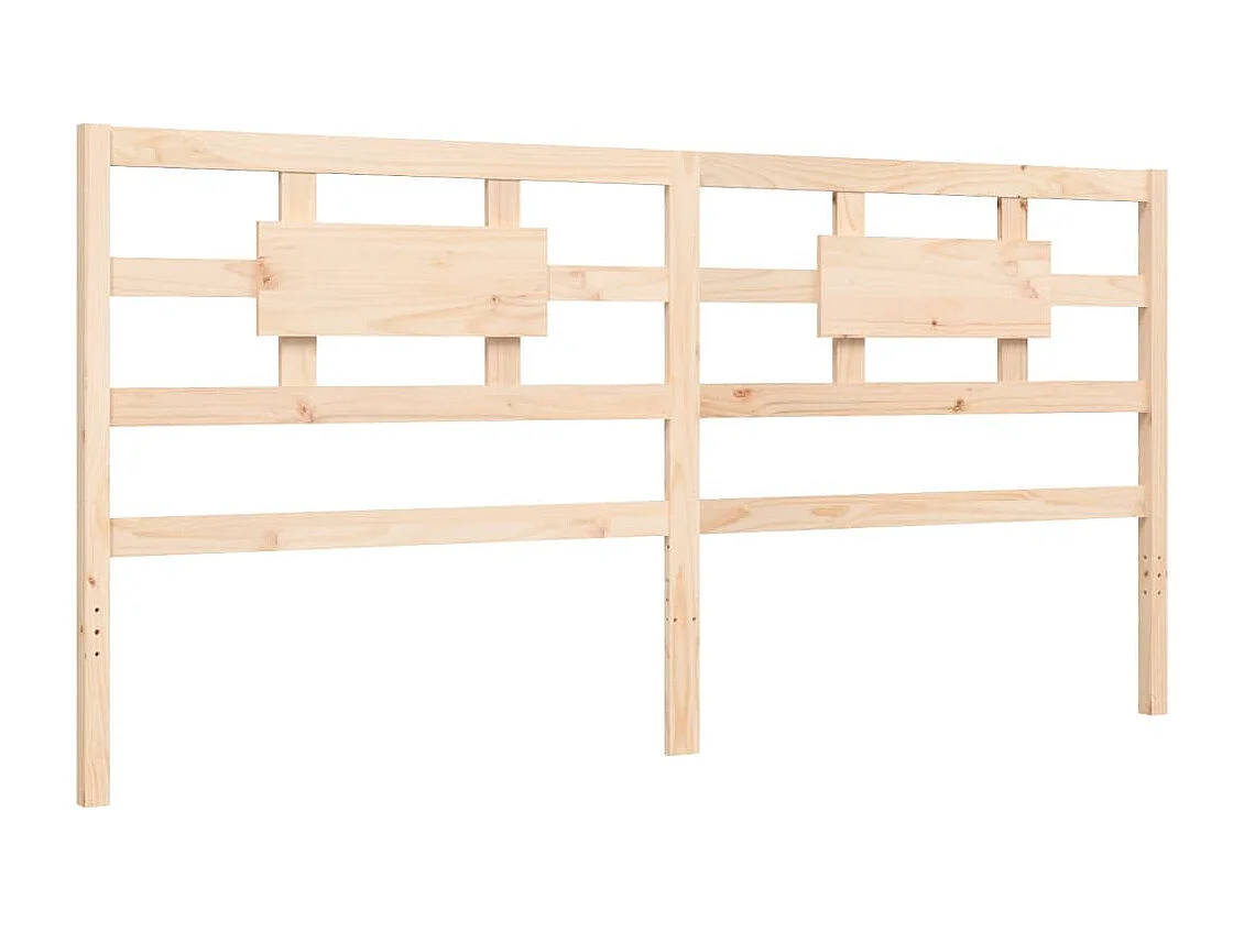 Cadre de lit sans matelas 200x200 cm bois massif de pin
