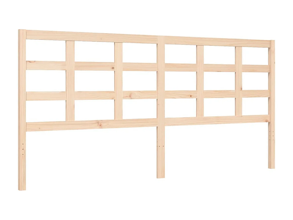 Cadre de lit sans matelas 200x200 cm bois massif de pin