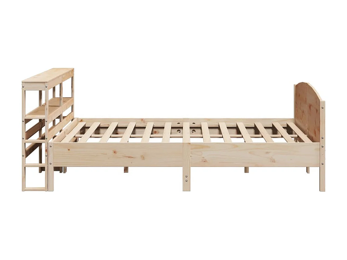 Bedframe zonder matras massief grenenhout 200x200 cm