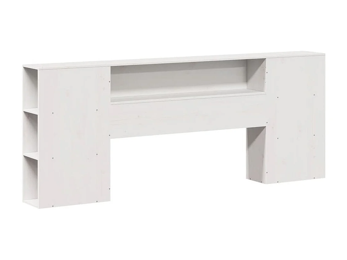 Bedframe zonder matras massief grenenhout wit 200x200 cm