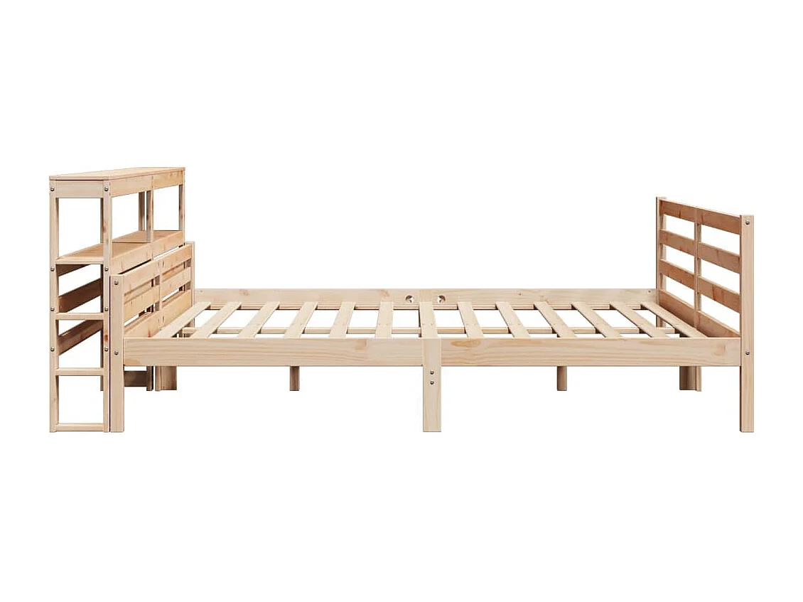 Cadre de lit avec tête de lit sans matelas 200x200 cm