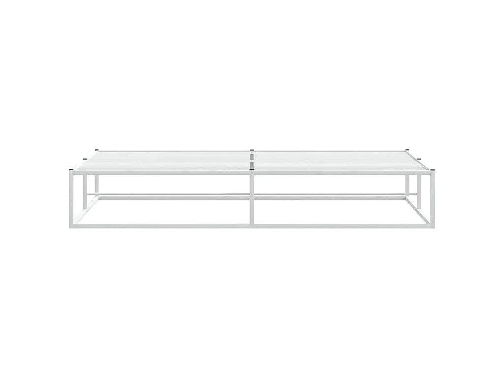 Giroletto senza Materasso Bianco 200x200 cm Metallo
