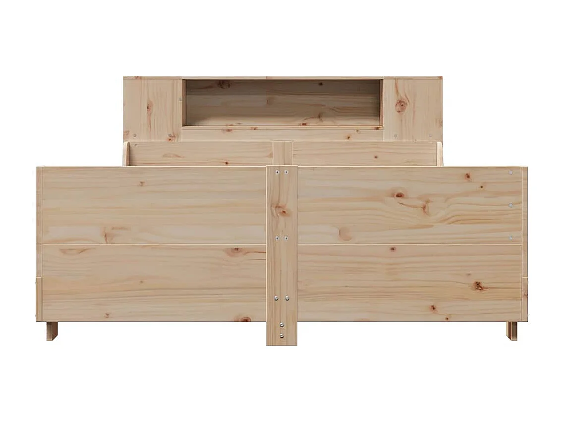 Bedframe zonder matras massief grenenhout 150x200 cm