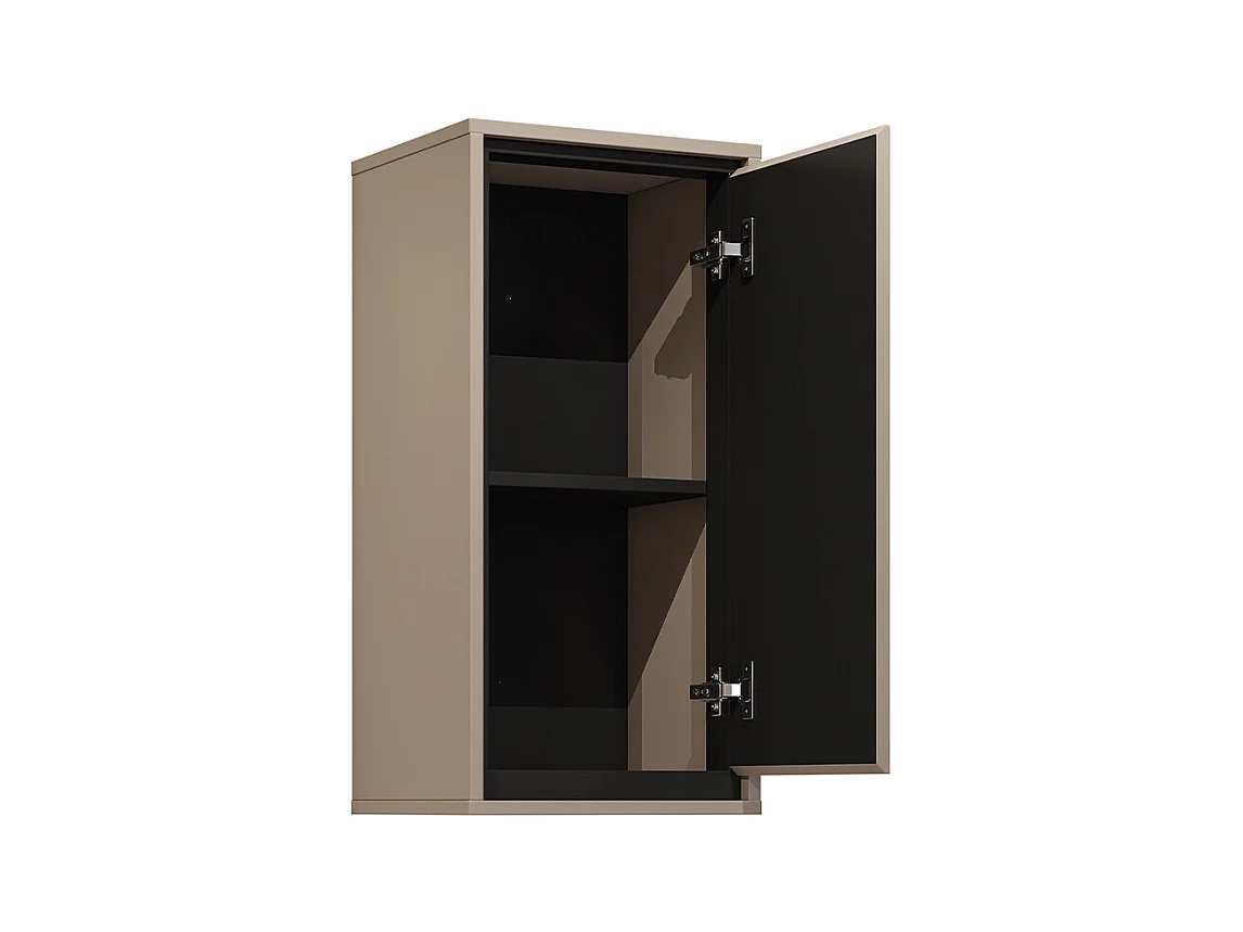 Armoire murale 1 porte Sophéa Taupe