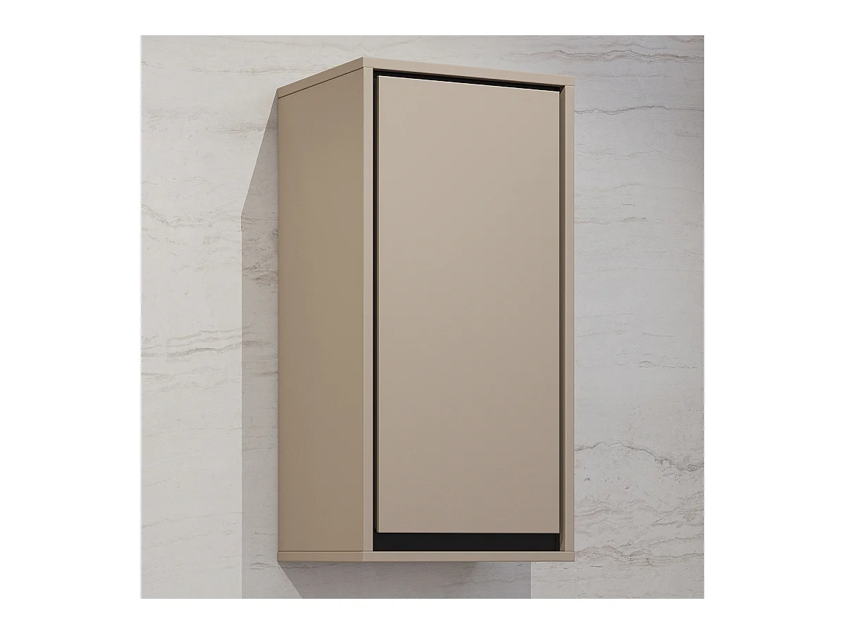 Armoire murale 1 porte Sophéa Taupe