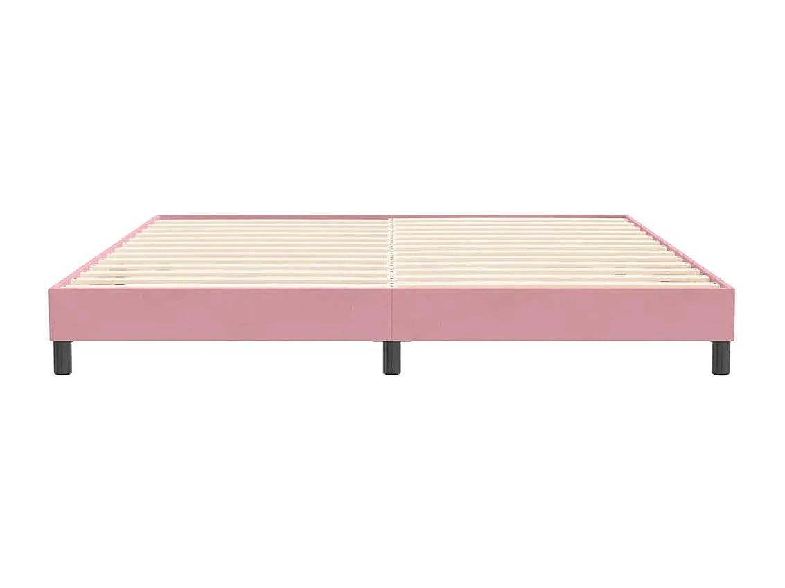 Boxspringbett ohne Matratze Rosa 200x210 cm Samt