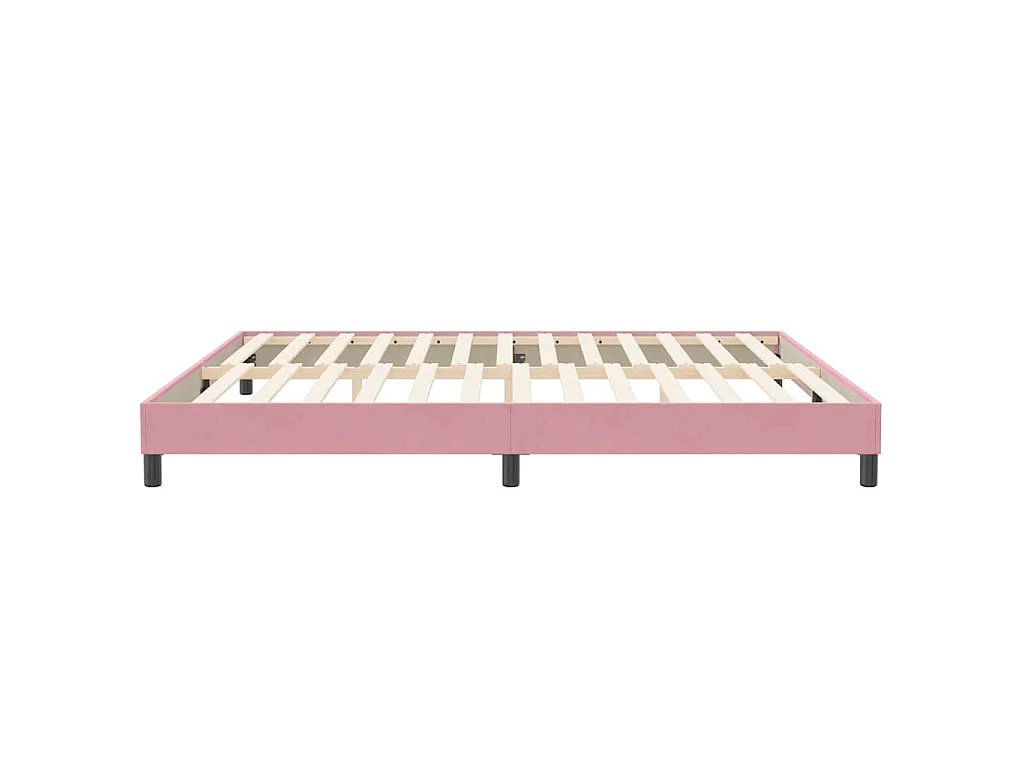 Boxspringbett ohne Matratze Rosa 200x210 cm Samt