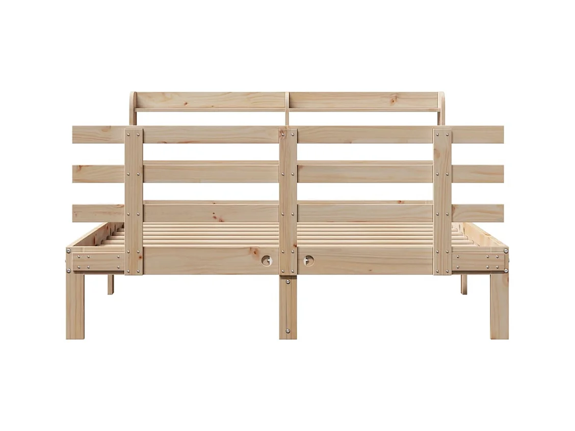 Cadre de lit avec tête de lit sans matelas 150x200 cm