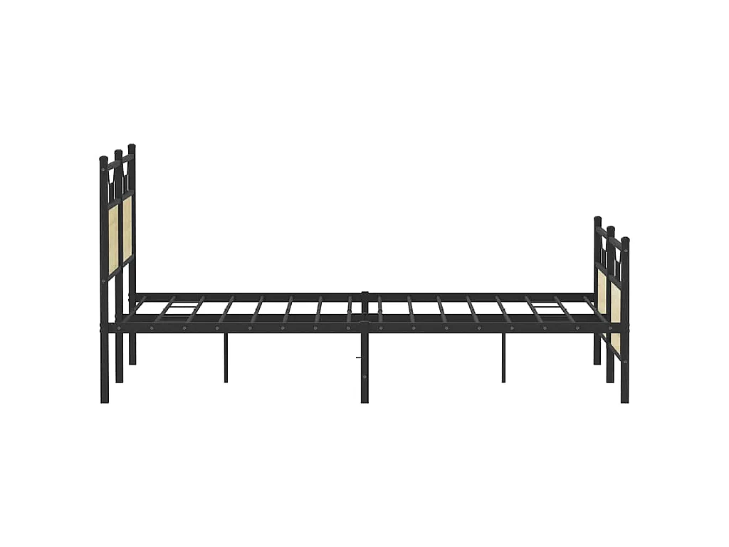 Bettgestell ohne Matratze Sonoma-Eiche 150x200 cm Holzwerkstoff