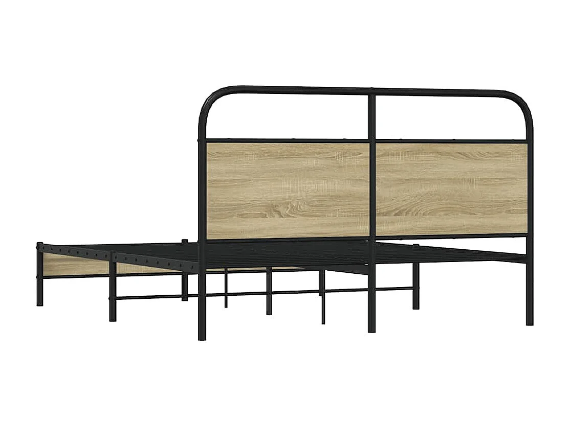 Giroletto senza Materasso Rovere Sonoma 150x200cm in Truciolato