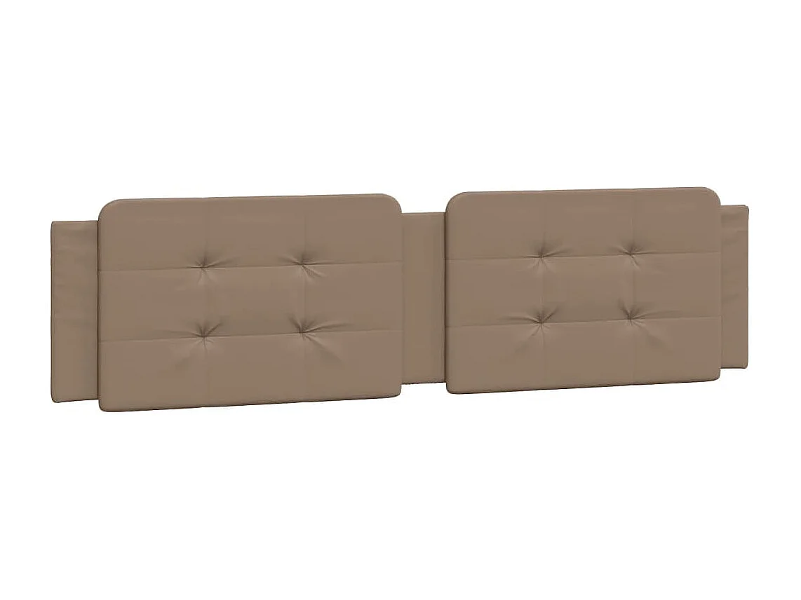 Bettgestell mit LED ohne Matratze "Zadar" Cappuccino-Braun 200x200 cm