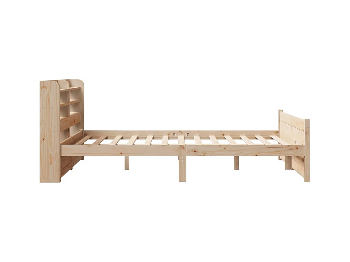 Cadre de lit avec tête de lit sans matelas 150x200 cm