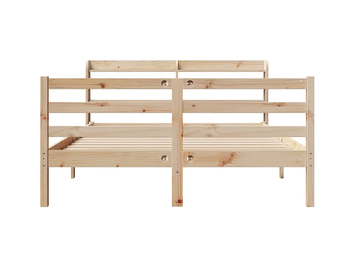 Bettgestell mit Kopfteil ohne Matratze 150x200 cm