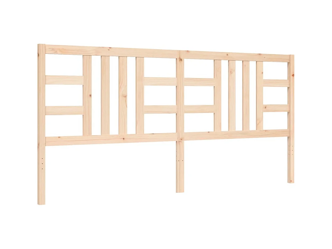 Cadre de lit sans matelas 200x200 cm bois massif de pin