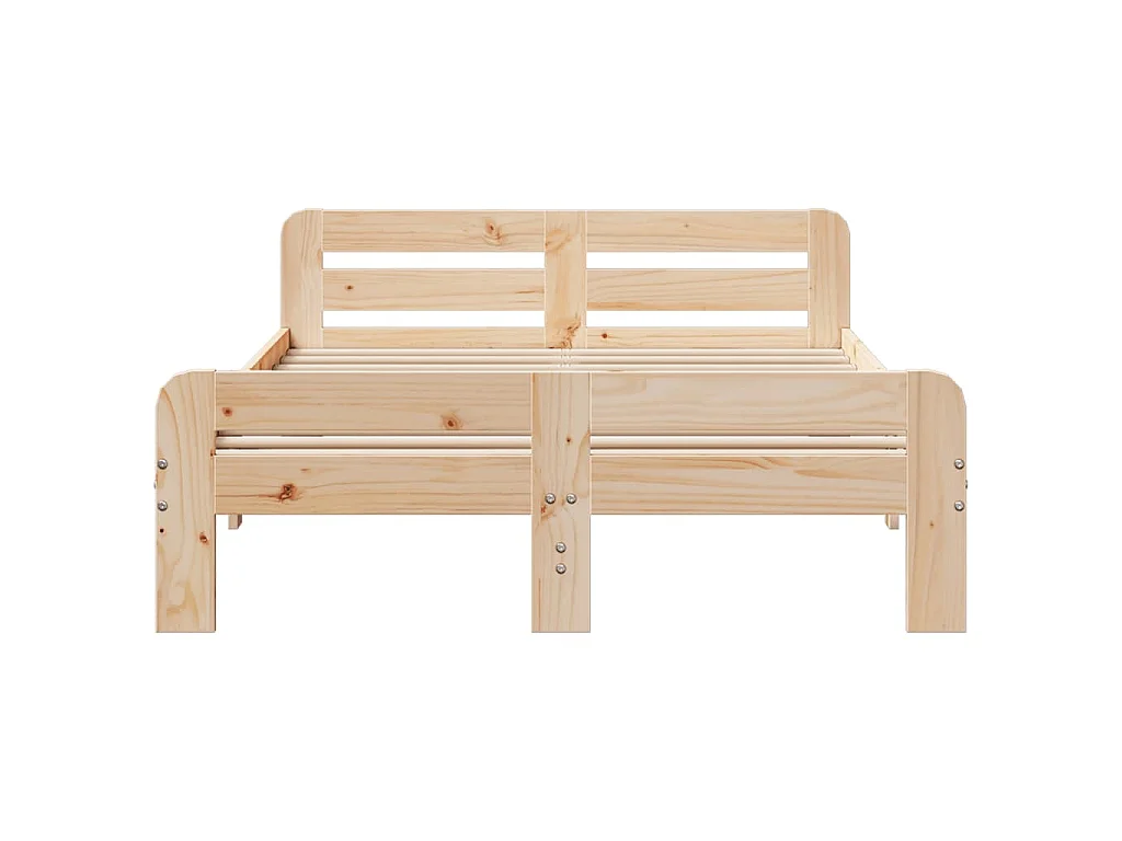 Cadre de lit sans matelas 200x200 cm bois massif de pin