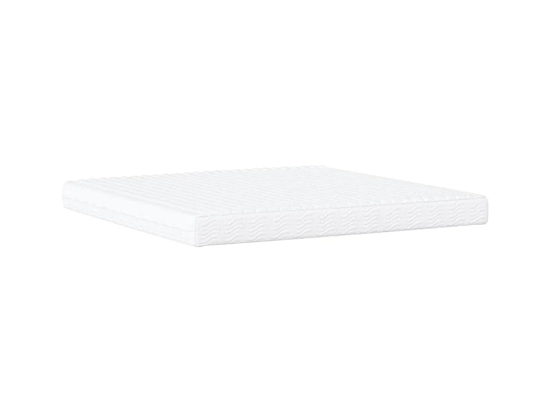 Lit avec matelas Dover vert foncé 200x200 cm velours