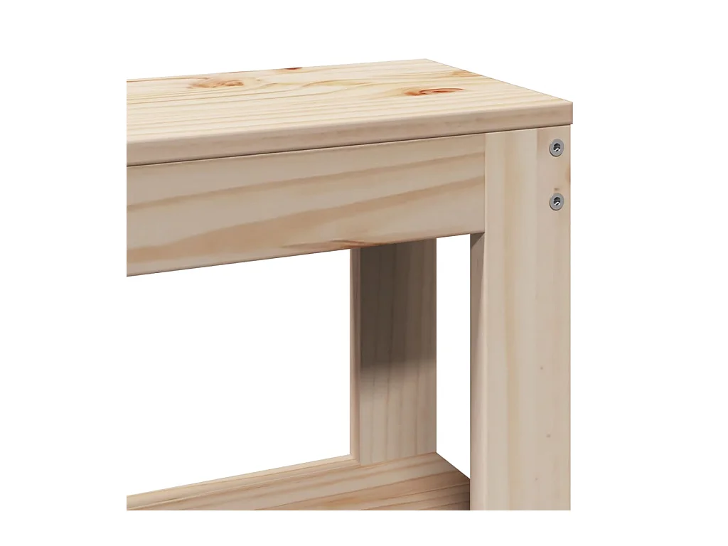 Massivholzbett ohne Matratze 150x200 cm Kiefernholz