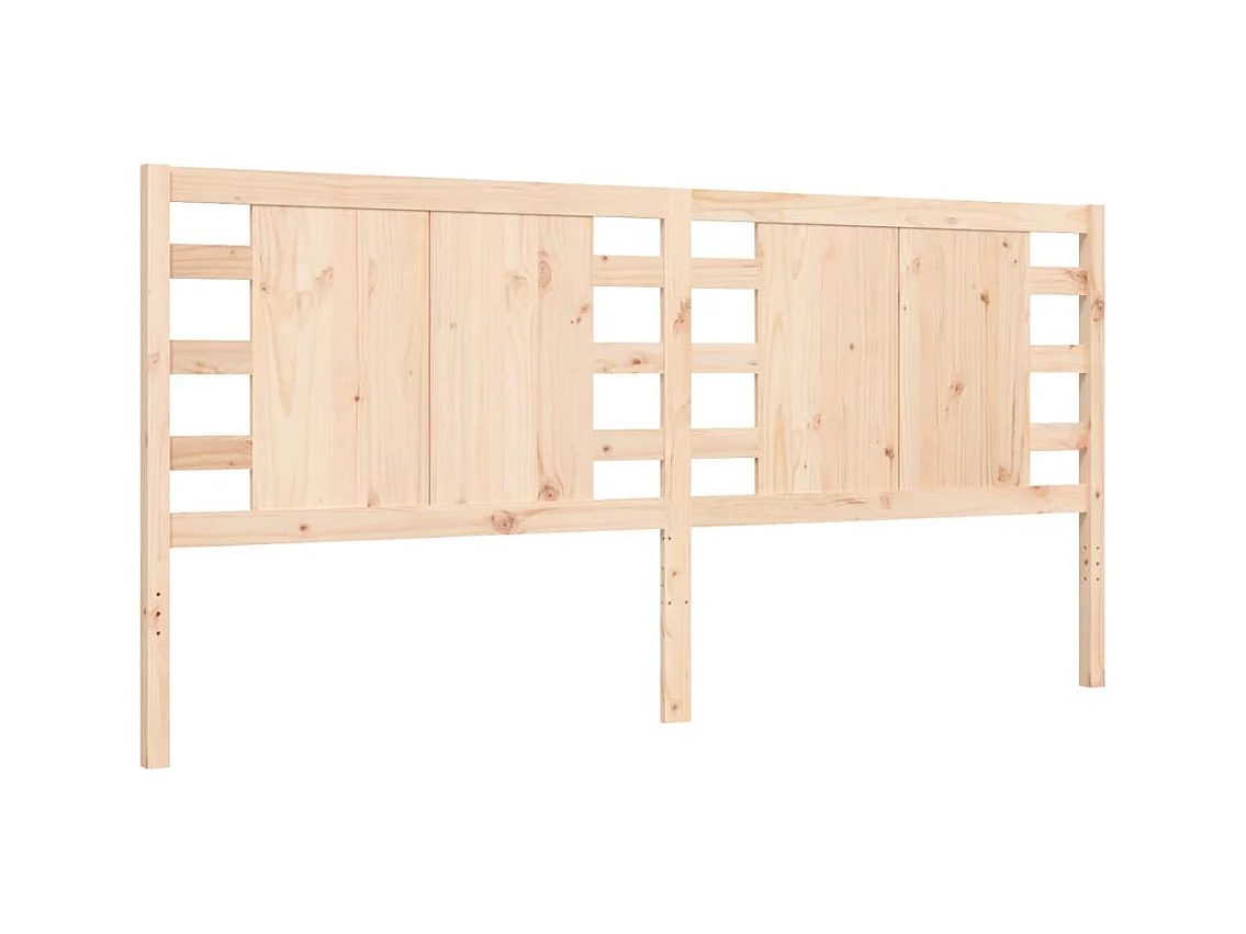Cadre de lit sans matelas 200x200 cm bois massif de pin