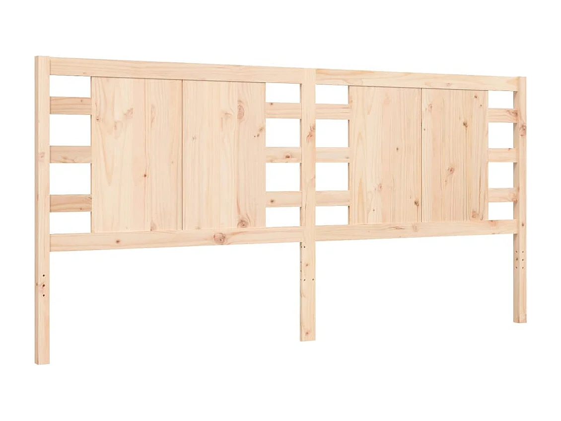 Cadre de lit sans matelas 200x200 cm bois massif de pin