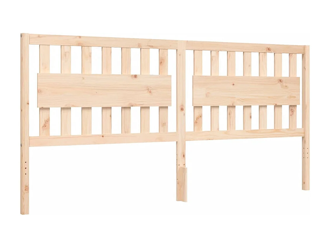 Cadre de lit sans matelas 200x200 cm bois massif