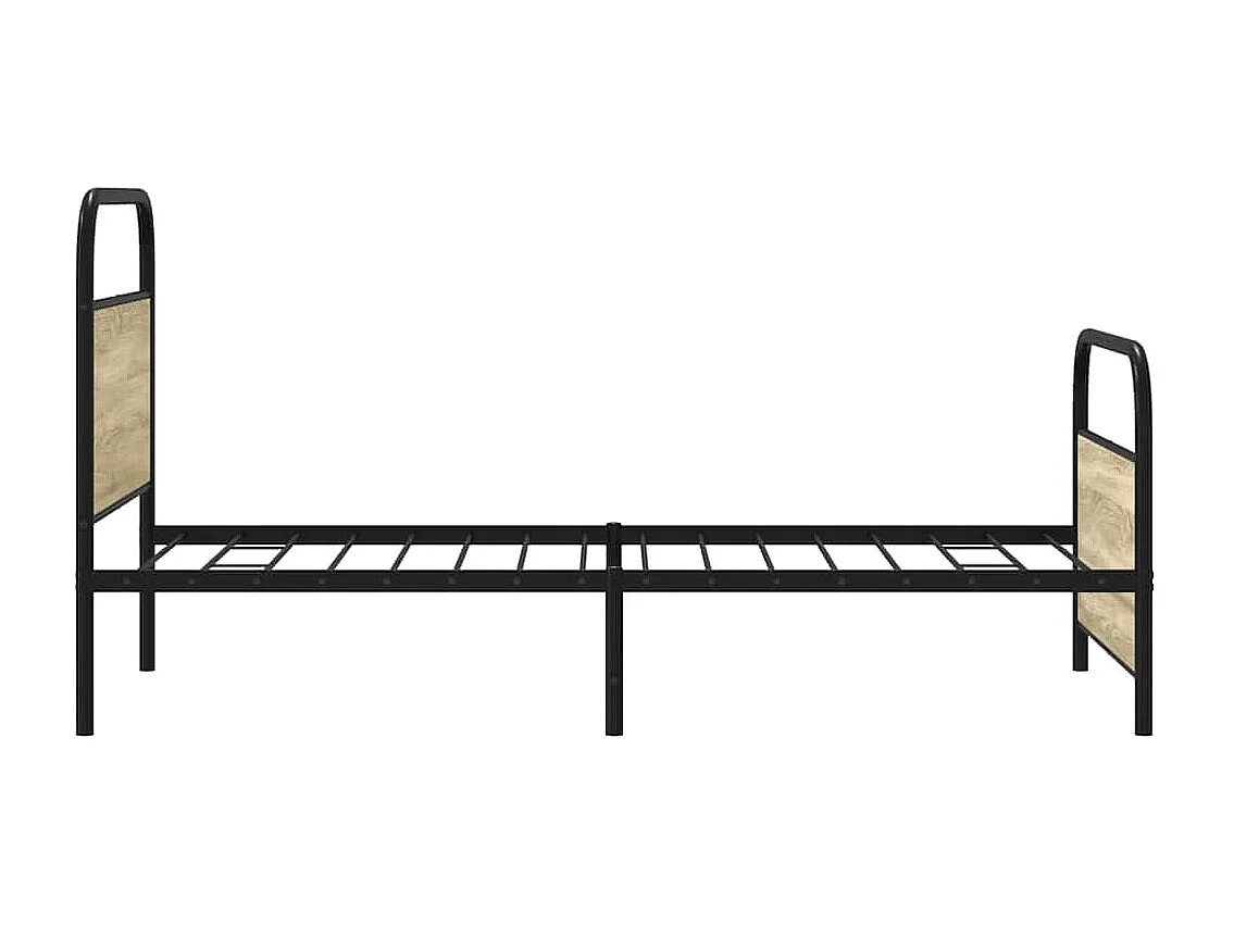 Cadre de lit sans matelas 107x203 cm chêne sonoma