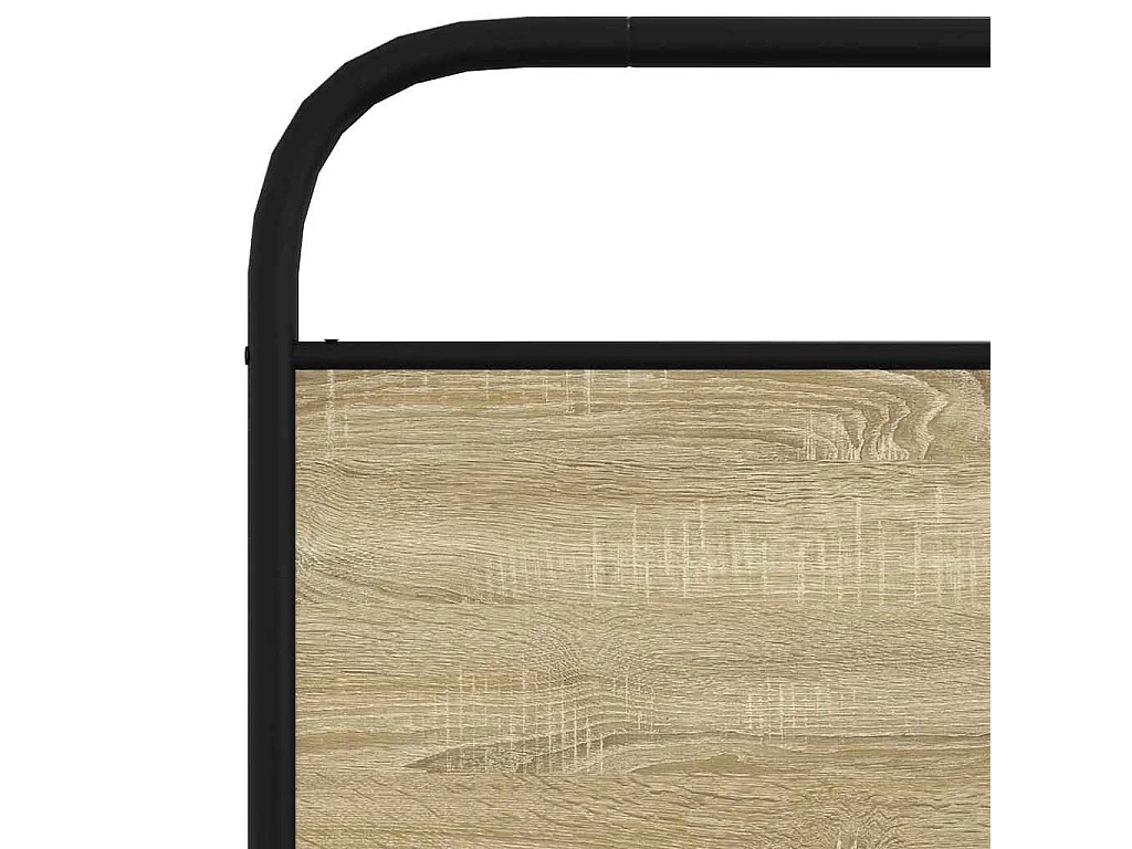 Cadre de lit sans matelas 107x203 cm chêne sonoma