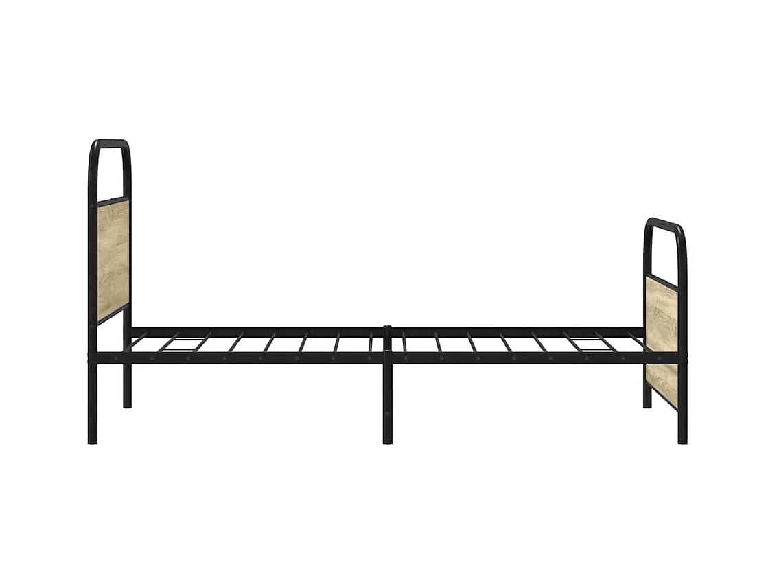 Bettgestell ohne Matratze 107x203 cm Sonoma-Eiche Holzwerkstoff