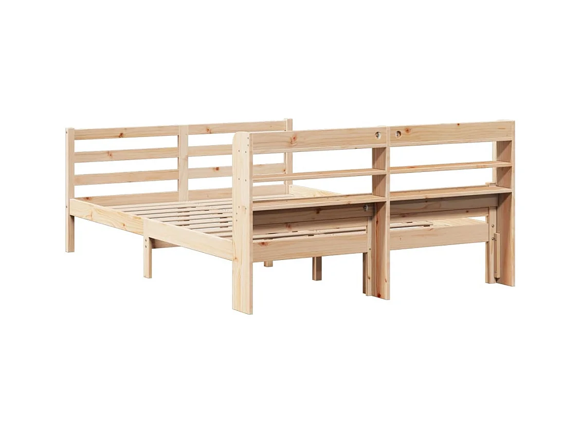 Cadre de lit avec tête de lit sans matelas 150x200 cm