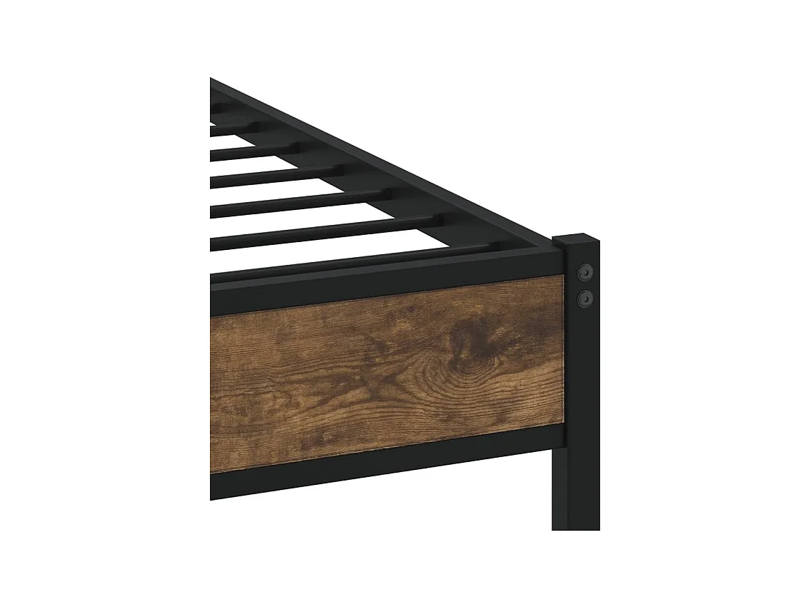 Cadre de lit sans matelas avec tête de lit 150x200 cm