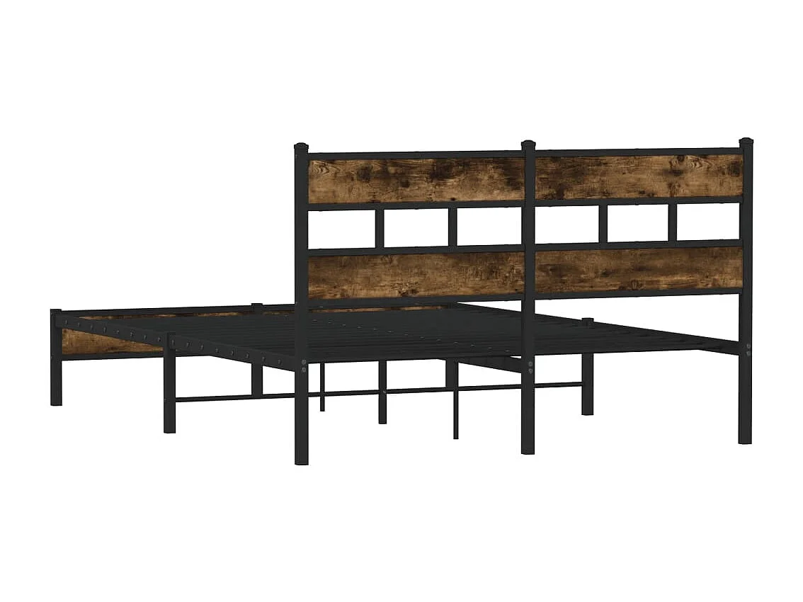 Cadre de lit sans matelas avec tête de lit 150x200 cm