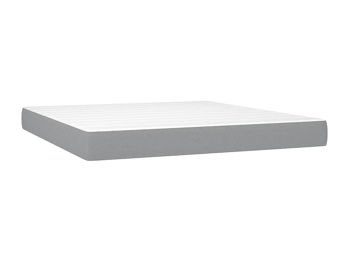 Bett mit Schubladen und Matratze Weiß 200x200 cm Massivholz