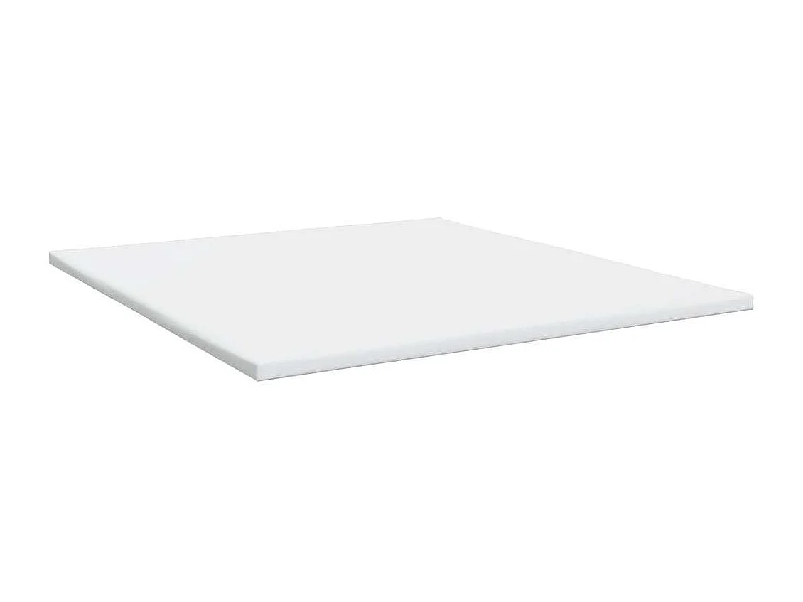 Sommier à lattes de lit avec matelas Gris clair 200x200cm Tissu