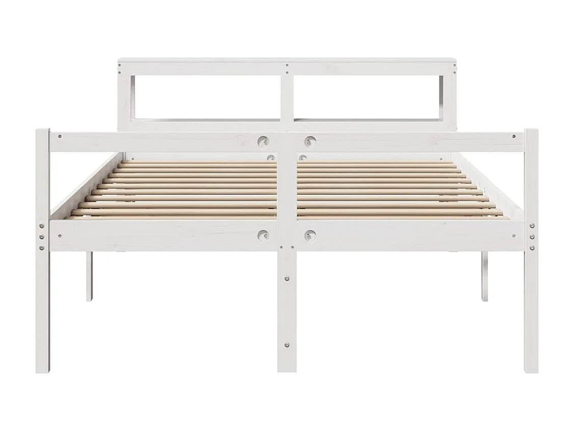 Lit pour personne âgée avec tête de lit sans matelas 150x200 cm