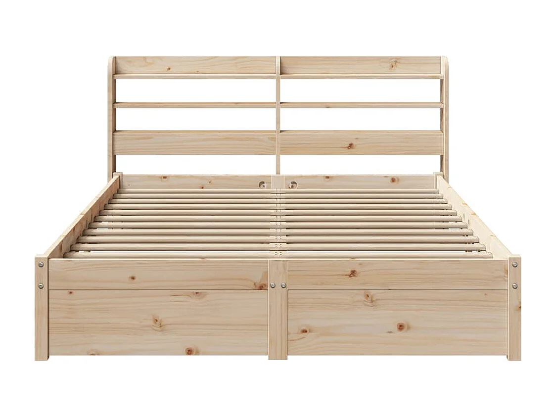 Cadre de lit avec tête de lit sans matelas 150x200 cm