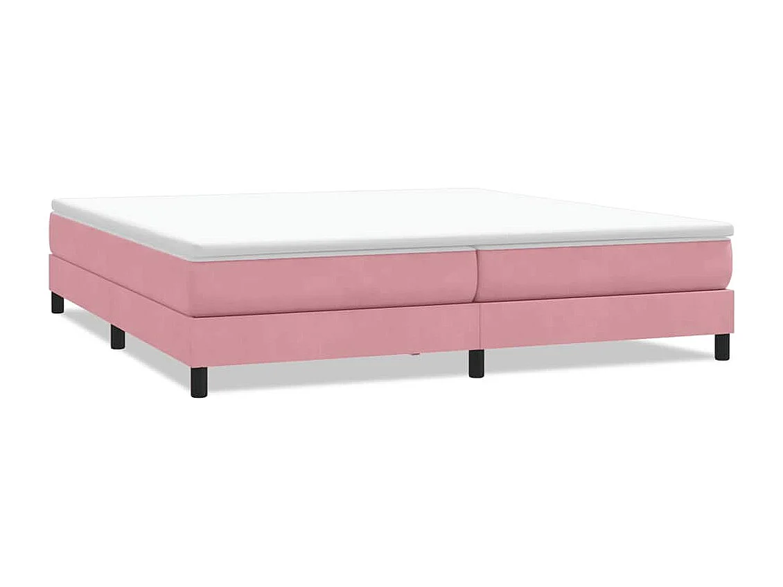 Boxspringbett ohne Matratze Rosa 200x220 cm Samt