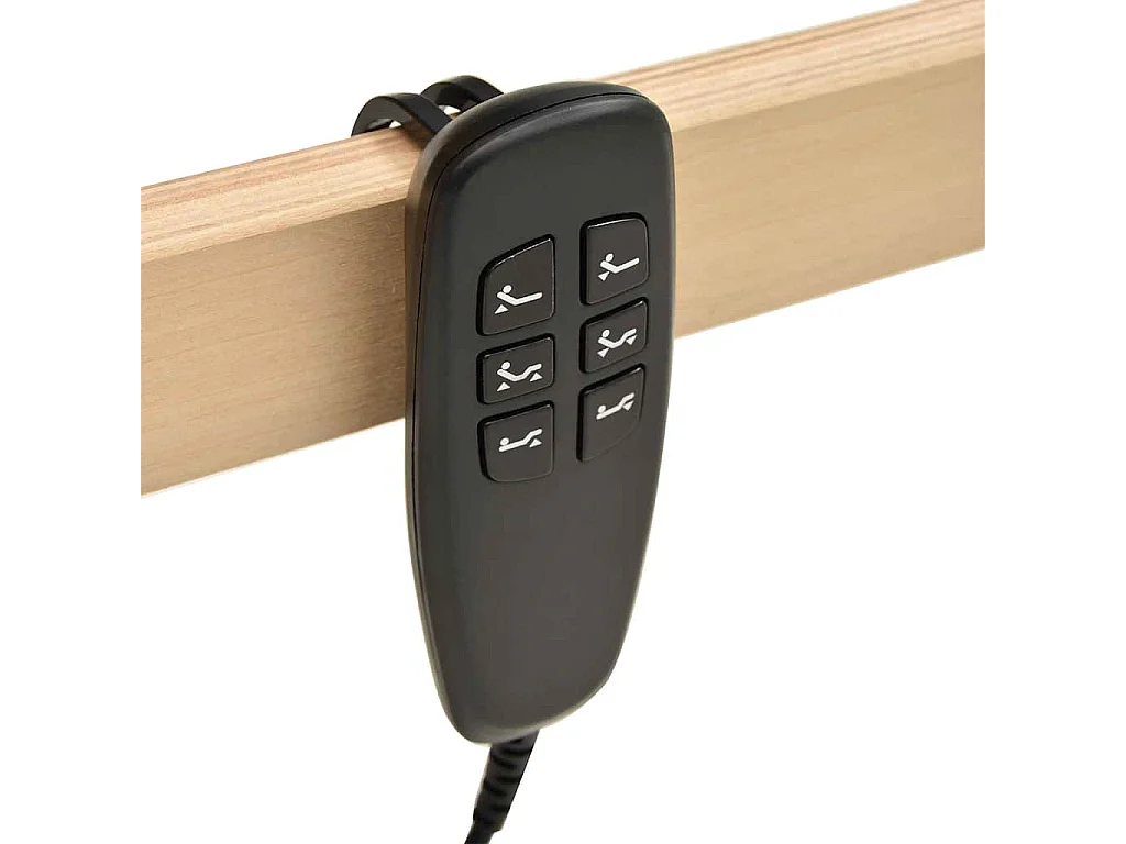 Base de ripas Castanho 70 x 190 cm Madeira de faia sólida