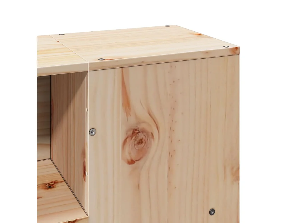 Massivholzbett ohne Matratze 150x200 cm Kiefernholz