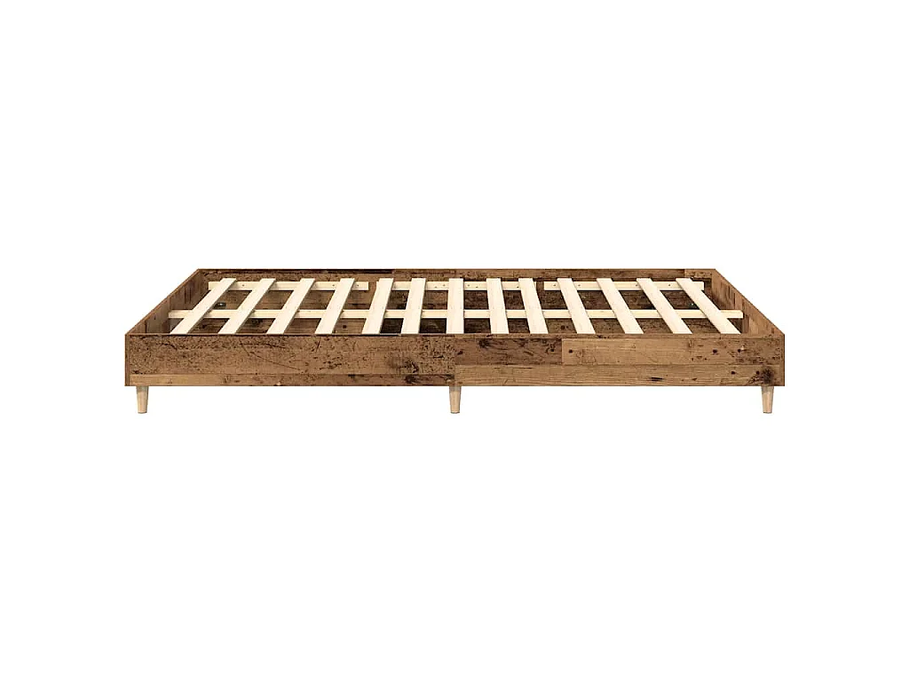 Bedframe zonder matras 150x200 cm spaanplaat bewerkt hout