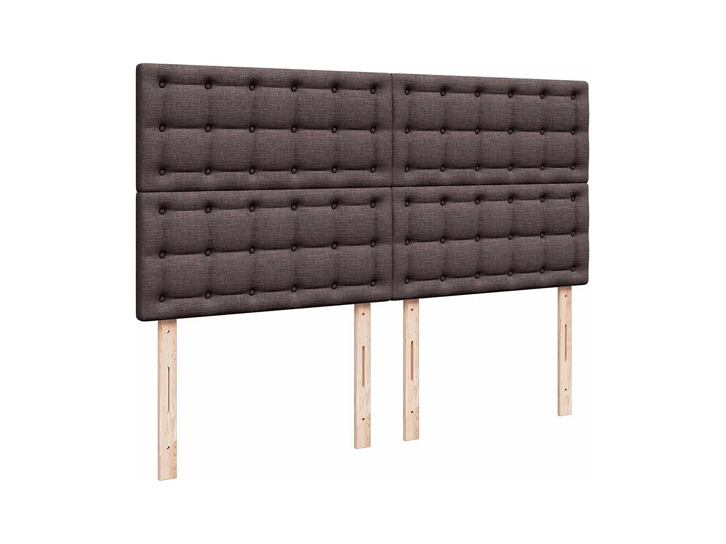 Sommier à lattes de lit avec matelas Marron foncé 200x200 cm