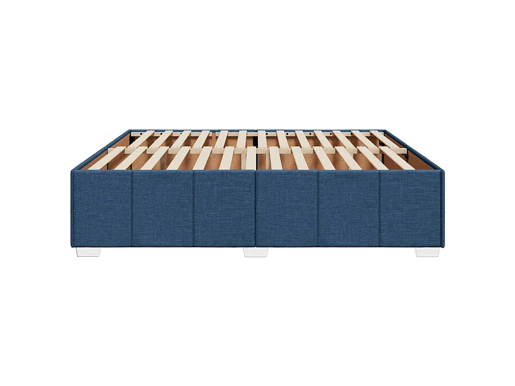Bedframe zonder matras stof blauw 200x200 cm