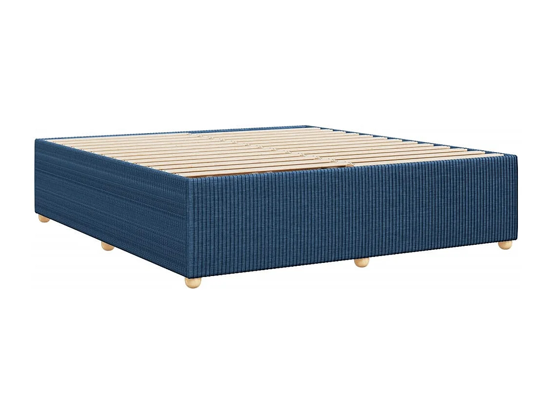 Bedframe zonder matras stof blauw 200x200 cm