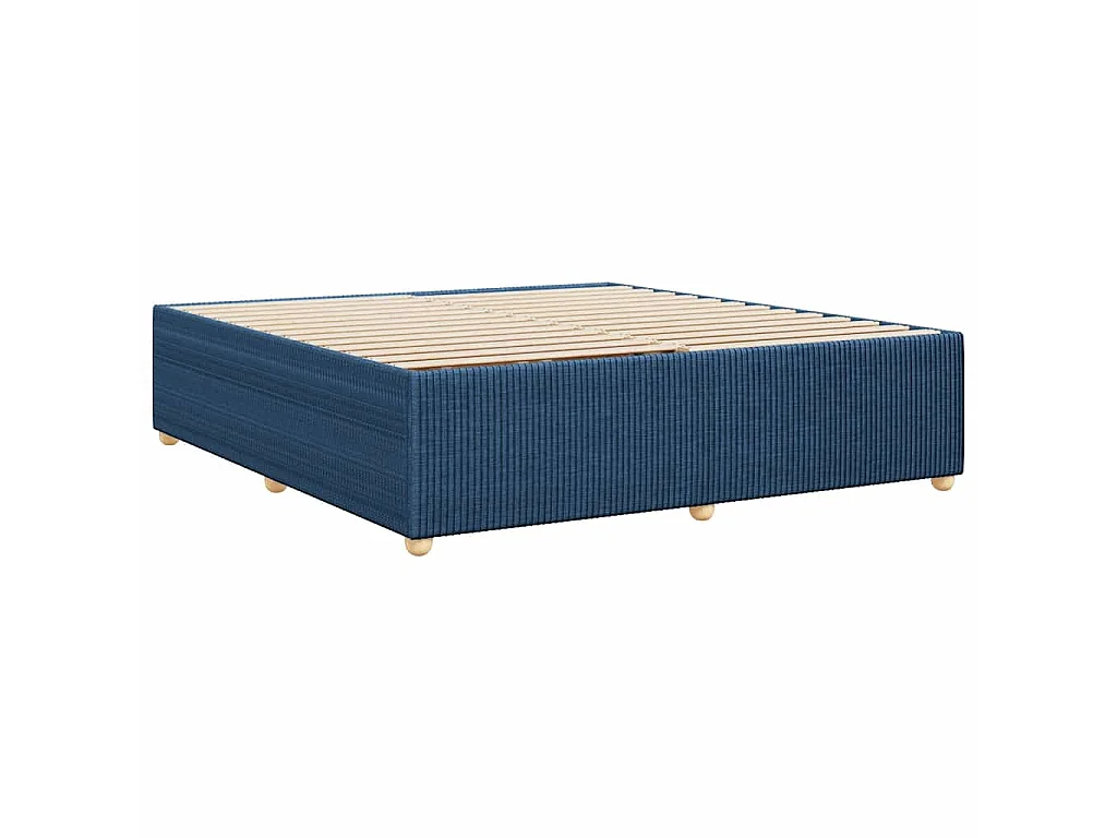 Bedframe zonder matras stof blauw 200x200 cm