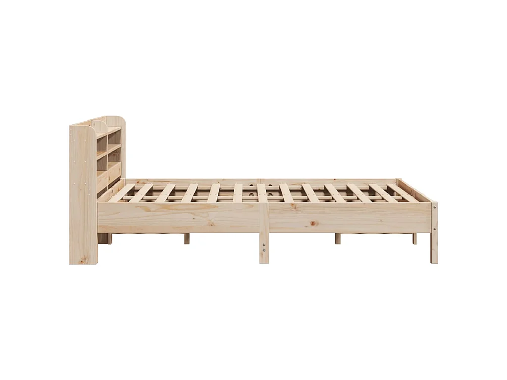 Bedframe zonder matras massief grenenhout 150x200 cm