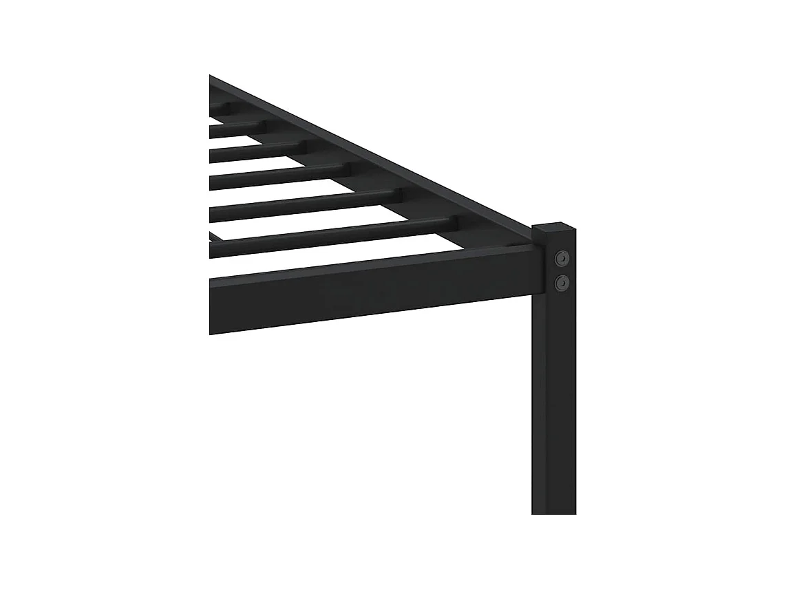 Bettgestell ohne Matratze mit Kopfteil Braun Eiche 150x200 cm