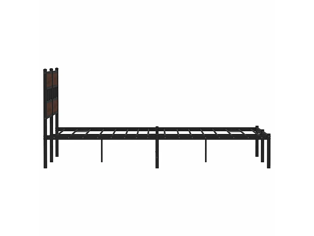 Cadre de lit sans matelas avec tête de lit 150x200 cm