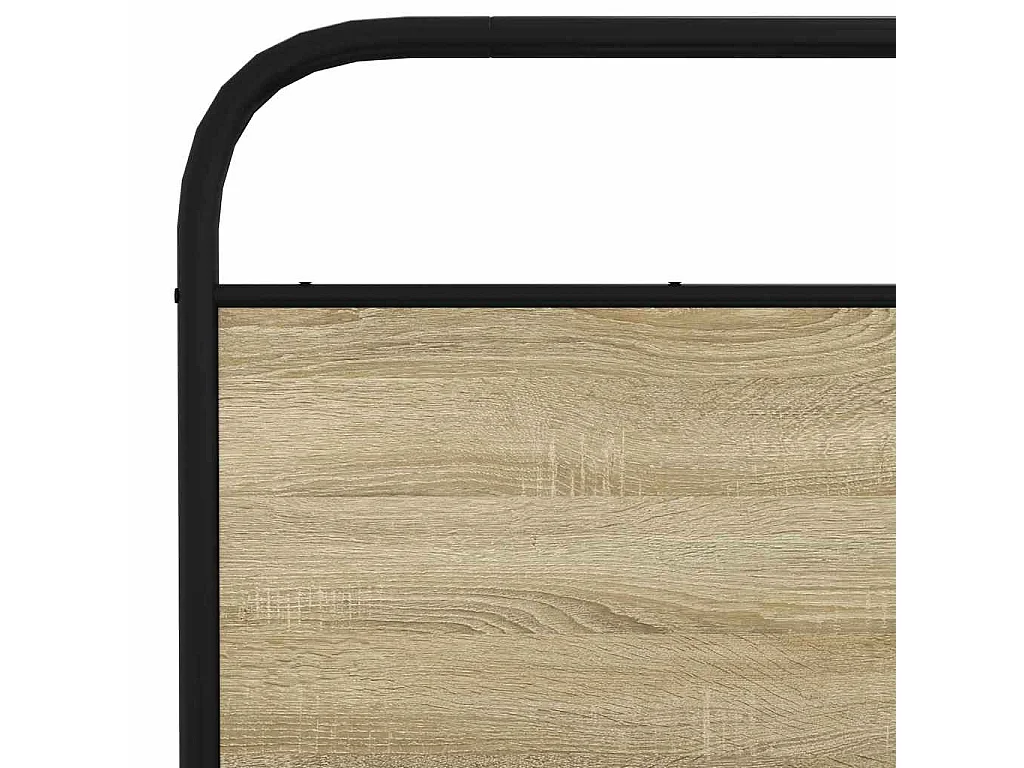Cadre de lit sans matelas 150x200 cm chêne sonoma