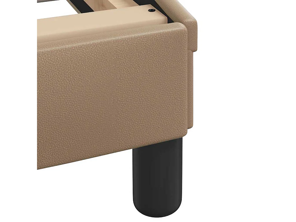 Lit avec matelas Dover cappuccino 200x200 cm similicuir