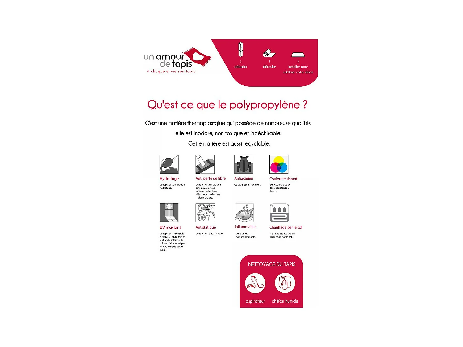 tapis grand salon 490x800 tissé gris rectangle motif uni EPAISSIA