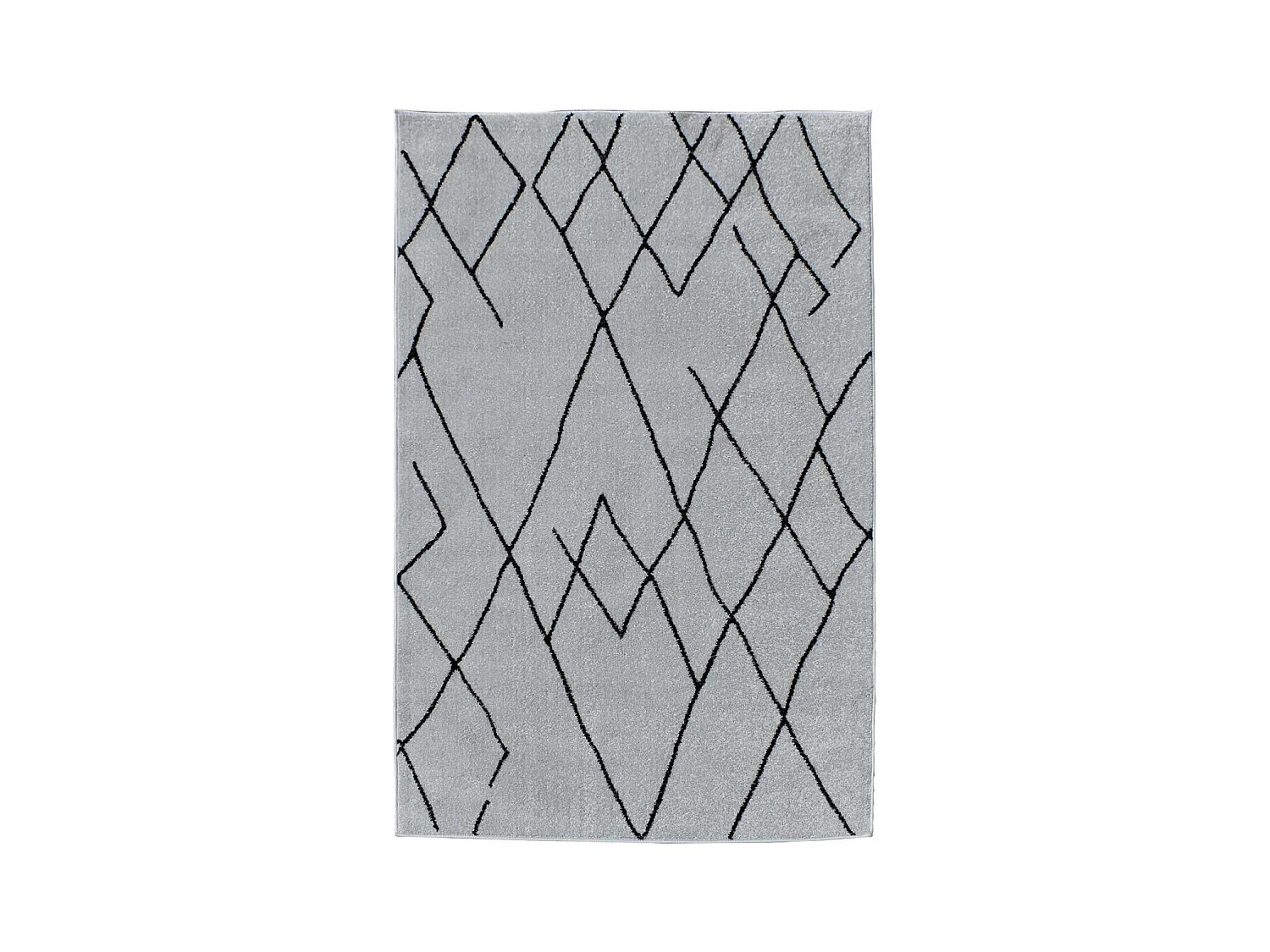 Tapis berbère 240x320 tissé motifs tribaux NALADON crème