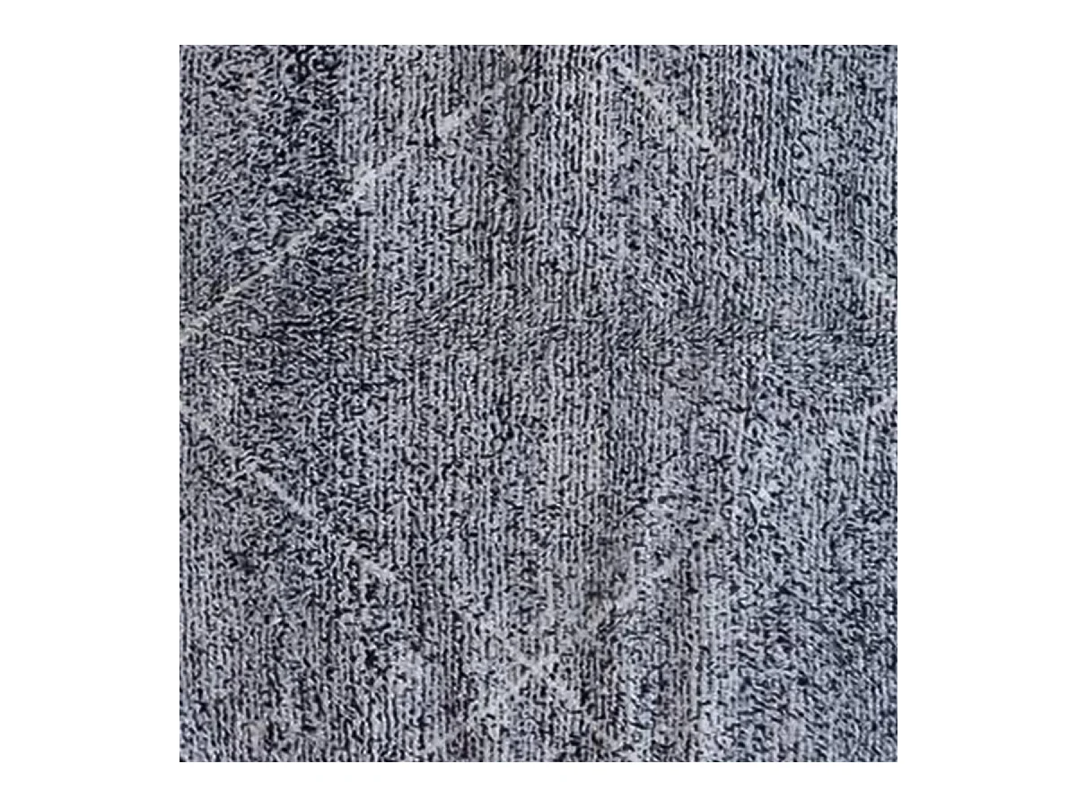 Authentique tapis berbère 205x310 fait main en laine gris TADLI